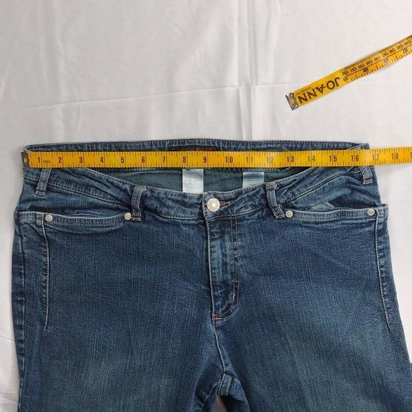 Vintage On n est pas des Anges Wide Pocket Flare Bottom High Rise Jeans - Picture 4 of 14